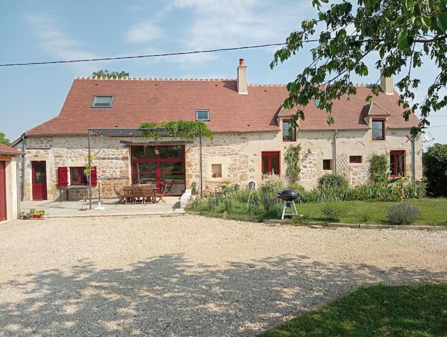 Villa Longere Berrichonne, Calme Absolu, 13 Personnes Saint-Pierre-les-Etieux Exterior foto